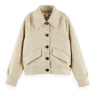 SCOTCH & SODA Wool-Blend Trucker Jacket